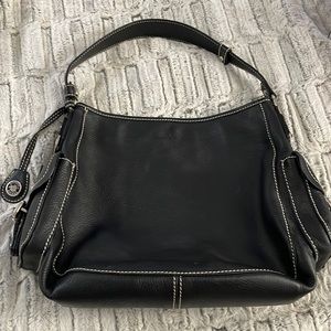Dooney Bourke black leather bag